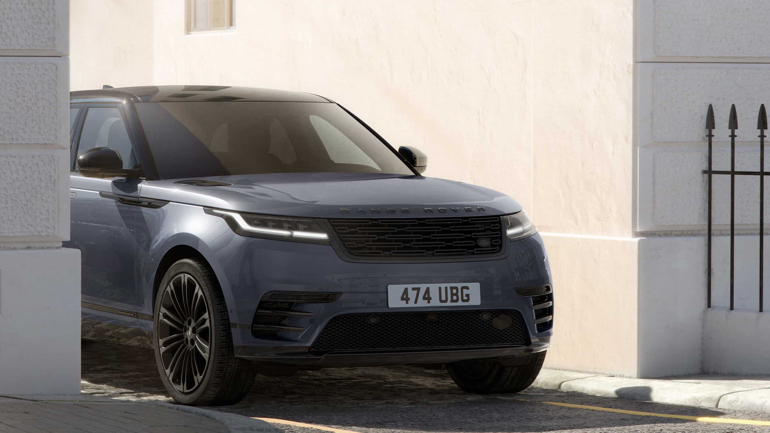 Range Rover Velar belgravia black driving on road