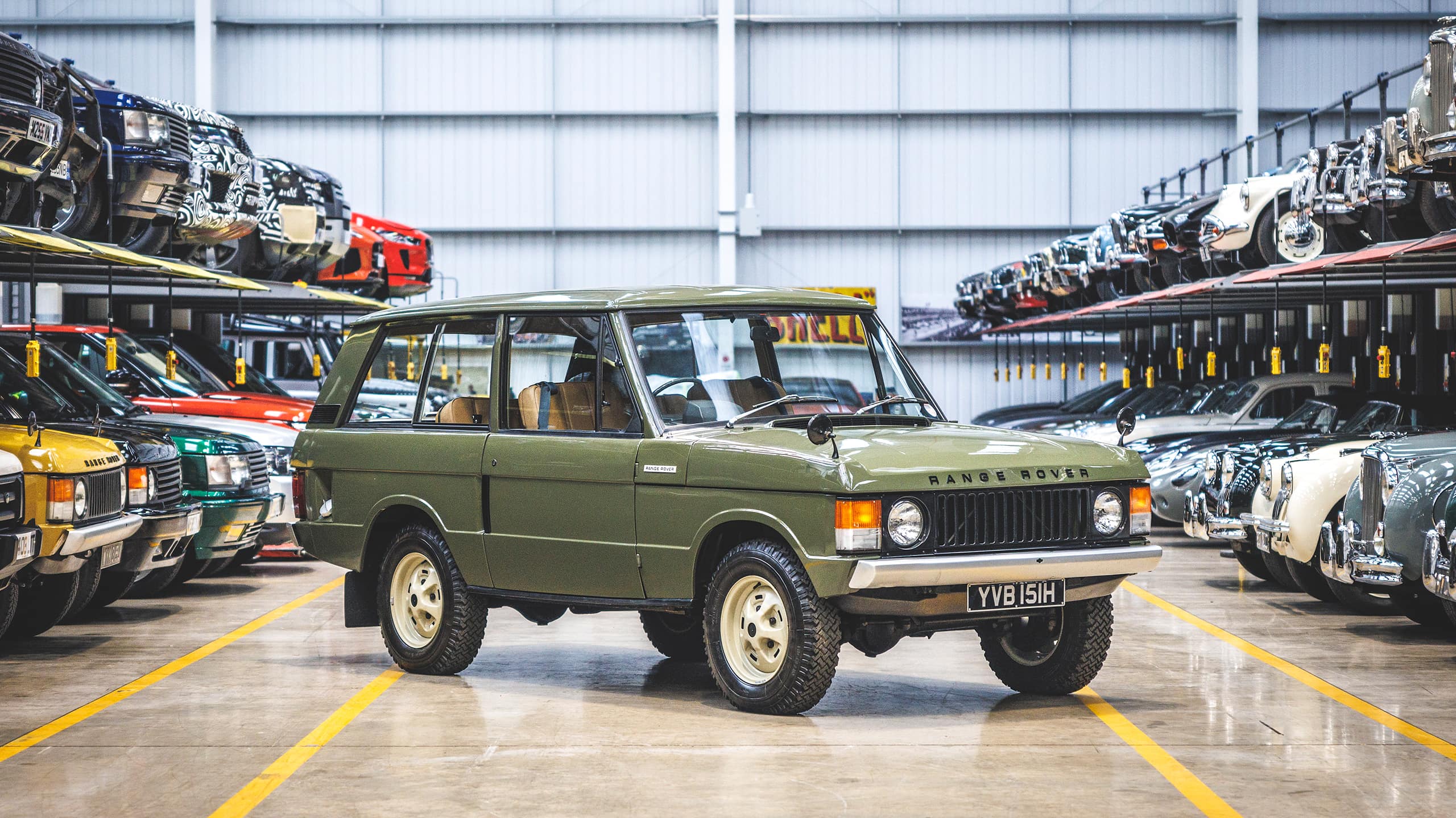 Range Rover parked