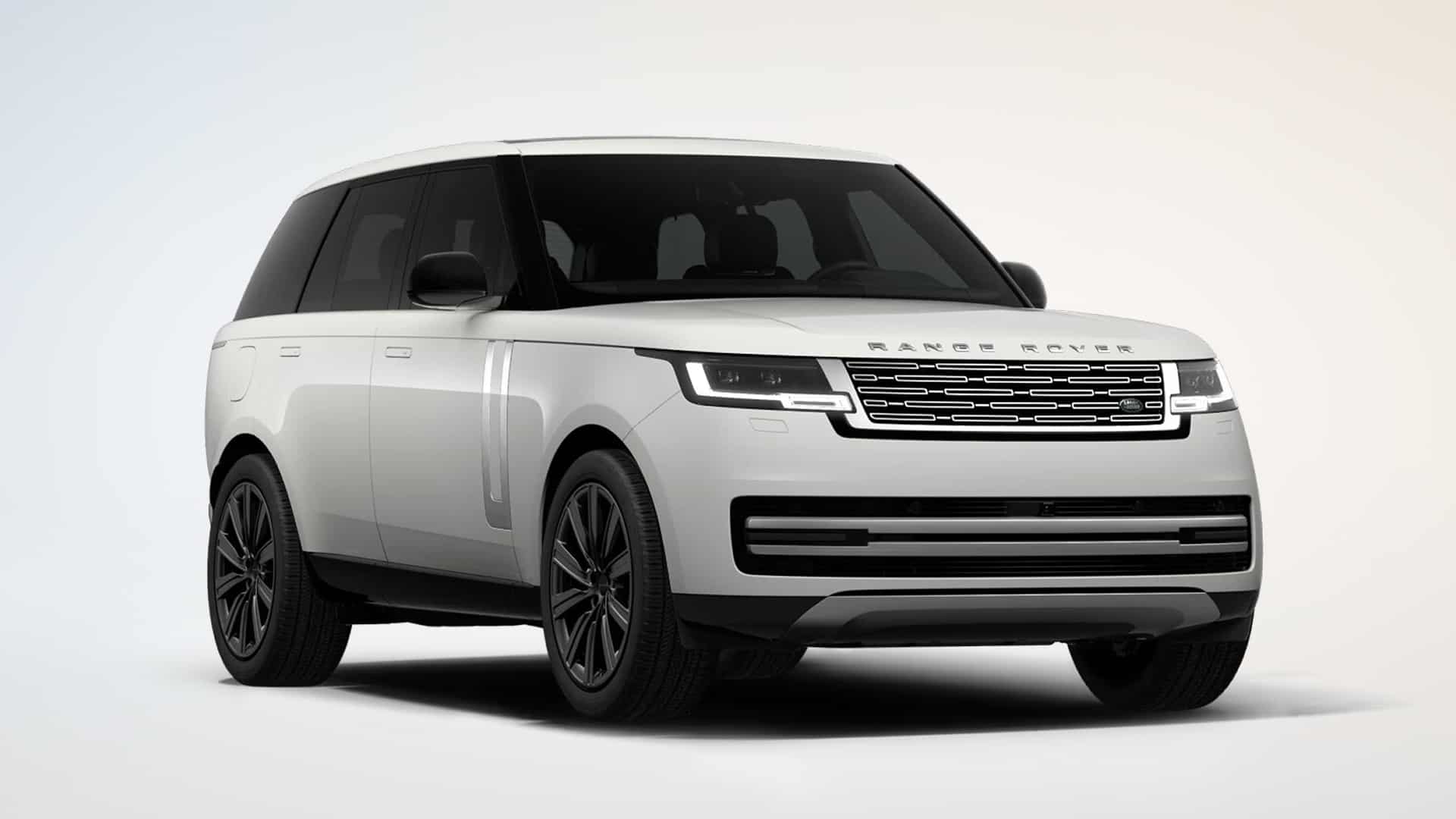 Range Rover in Fuji White